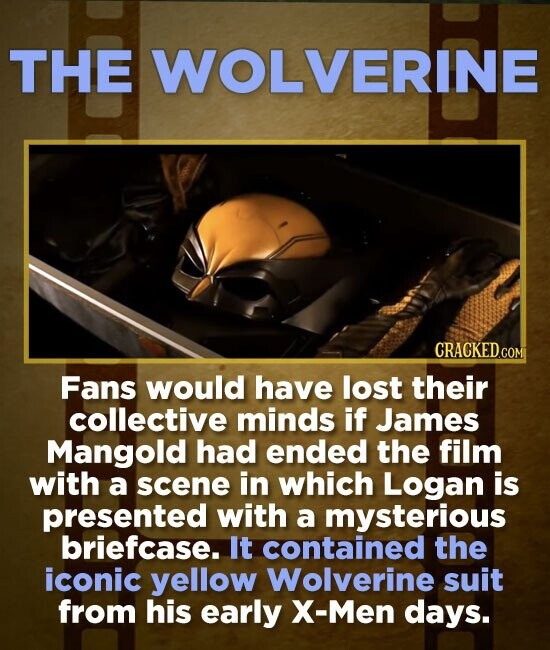 THE WOLVERINE Fans would have lost their collective minds if James Mangold had ended the film with a scene in which Logan is presented with a mysterio