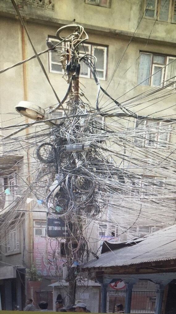 Urban Wired Jungles Somehow Powering the World