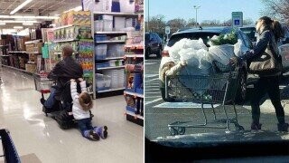 Shoppers Making Checkout Lines Less Enjoyable