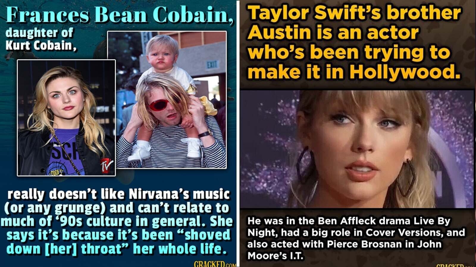 37 Lesser-Known Facts About Celebrity Relatives | Cracked.com