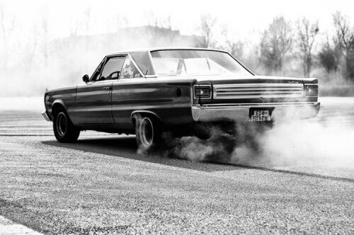 Parking Lot Photos Where You Can Smell the Gasoline