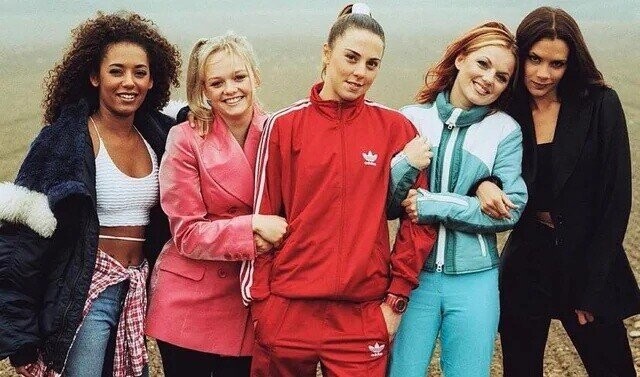 The Spice Girls in the 1990s, at Peak Spice Levels