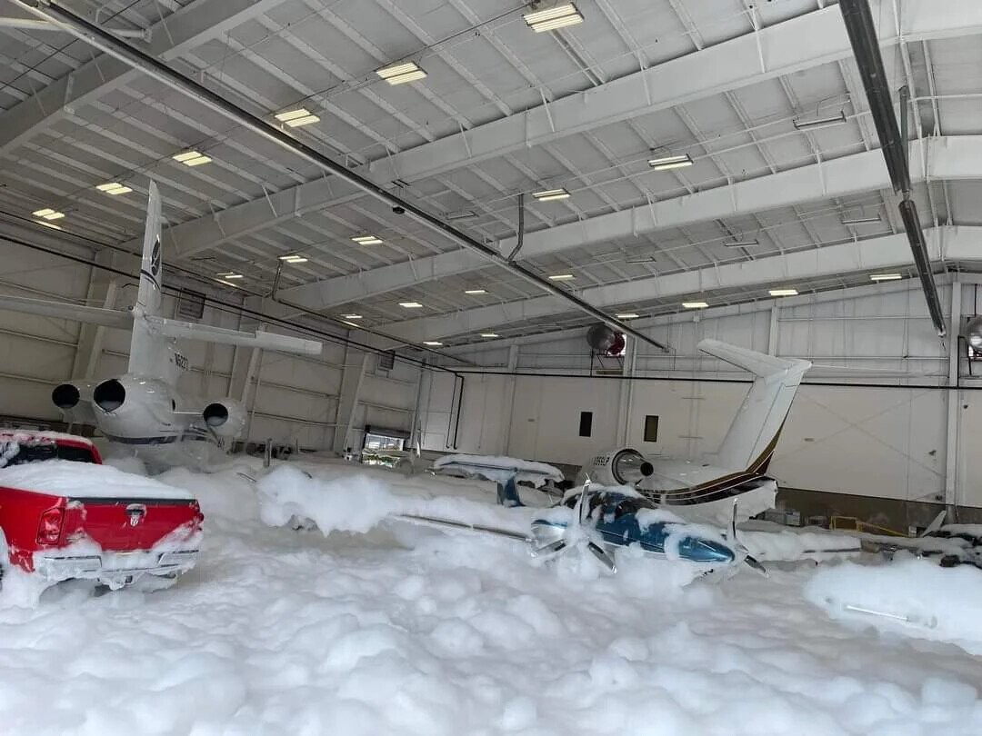 Photos Where A Fire Extinguisher Made A Mess For The Ages