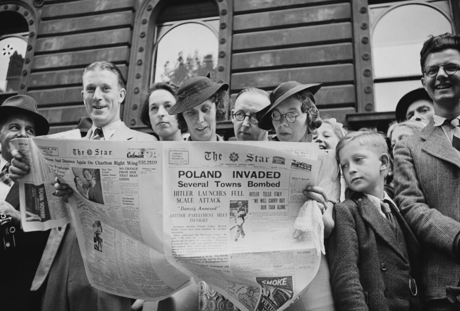 TUMMER - - - The Star Culmak COMSONS was FOOTBALL The The Doc's Buzzle 263 PROSPECTE Star SPECIAL And Dawson Again Charlton STOP On PRESS be CO Right Wing that Proclaims State - - PAYER Meet Force NO CHANGE House The Pean FACE FROM SIDE Cricket thank Games Stand THAT BEAT INVADED POLAND Hister's Speech LEEDS Several Towns Bombed FOUR SQUARE I HITLER LAUNCHES FULL HITLER TELLS ITALY Greybound Probables SCALE ATTACK WE WILL CARRY OUT OUR TASK ALONE Danzig Annexed BRITISH PARLIAMENT MEET TO-NIGHT Several Germany invasted Poland forday Polich livens Nava high Cerman THE to marpianes Hitler