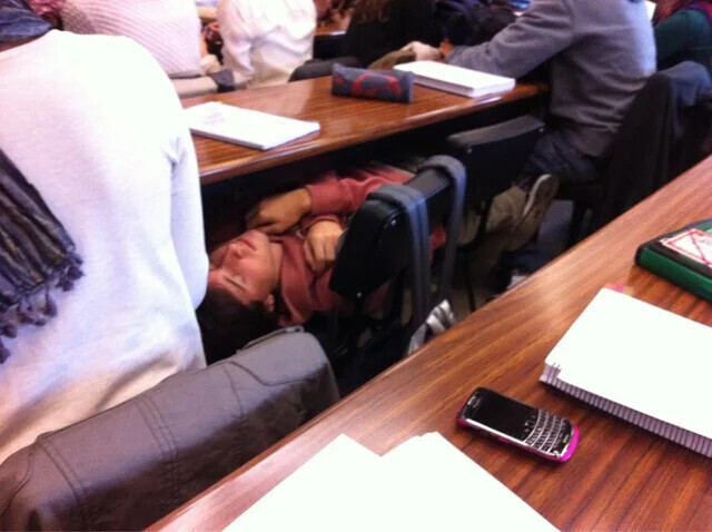 15 People Who Fell Asleep in Progressively Worse Places