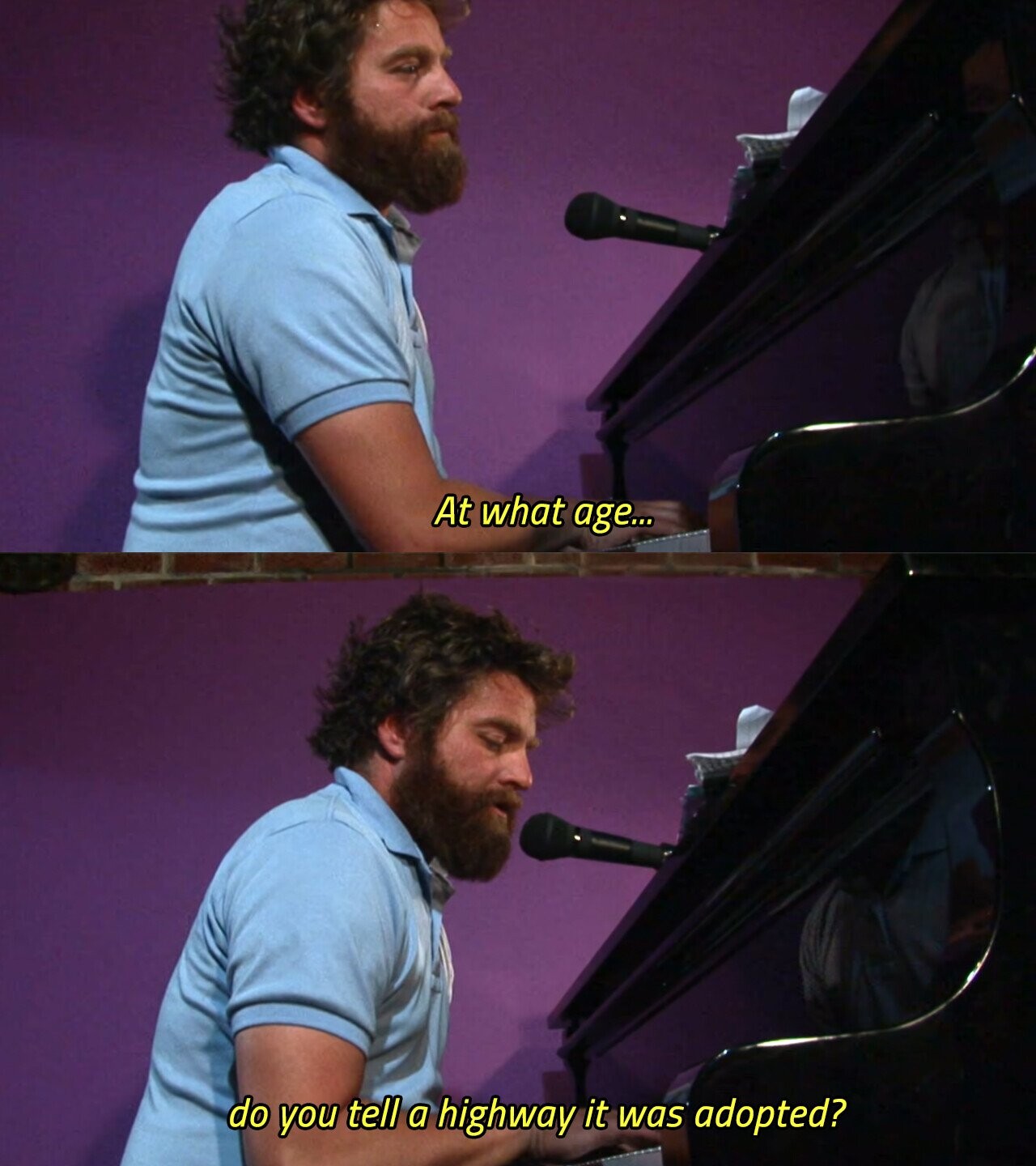 At what age... do you tell a highway it was adopted? 