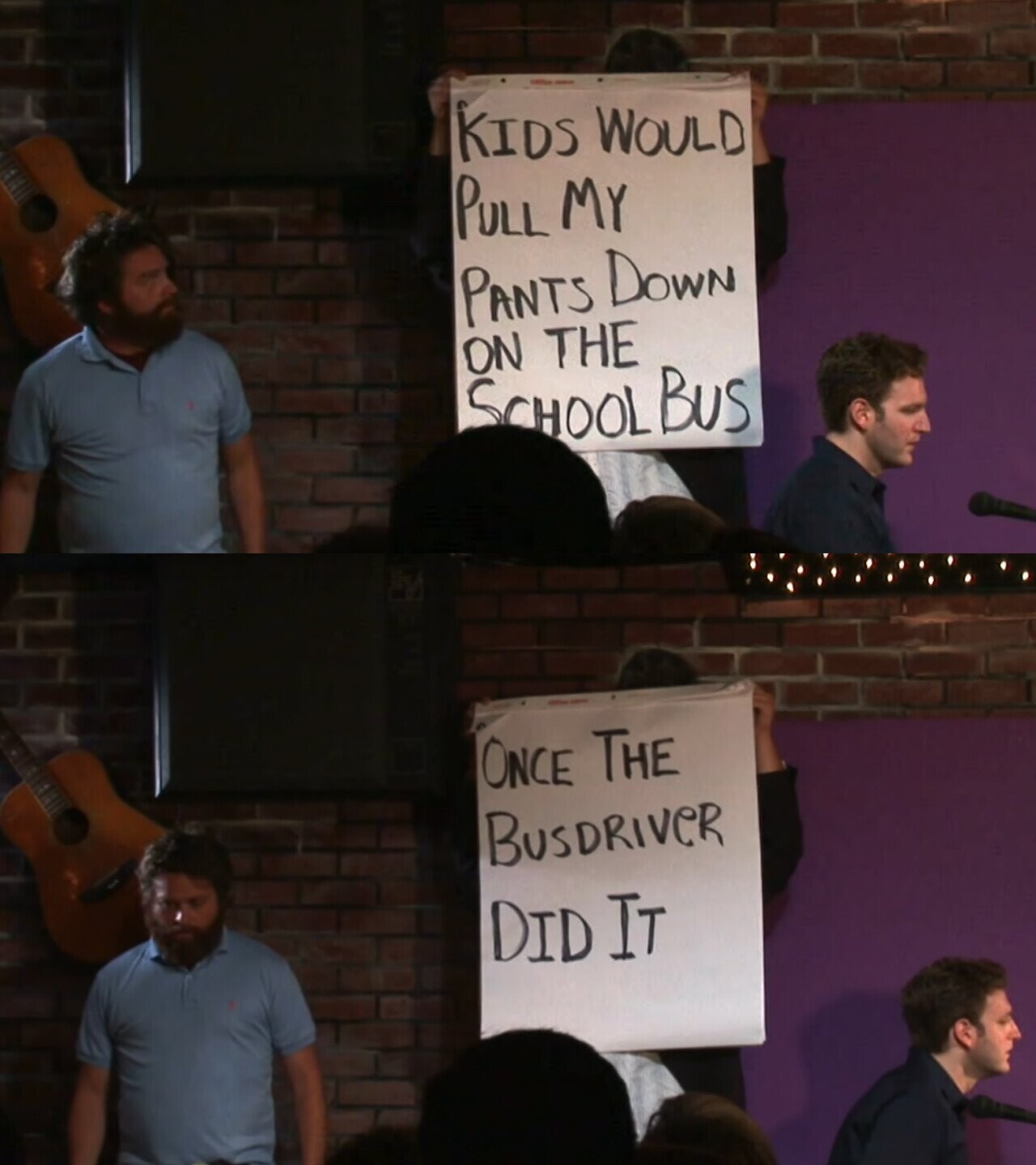 KIDS WOULD PULL MY PANTS DOWN ON THE SCHOOL Bus ONCE THE BUSDRIVER DID IT 