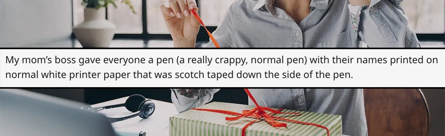 37 of the Worst Holiday Gifts People Received from Their Employer