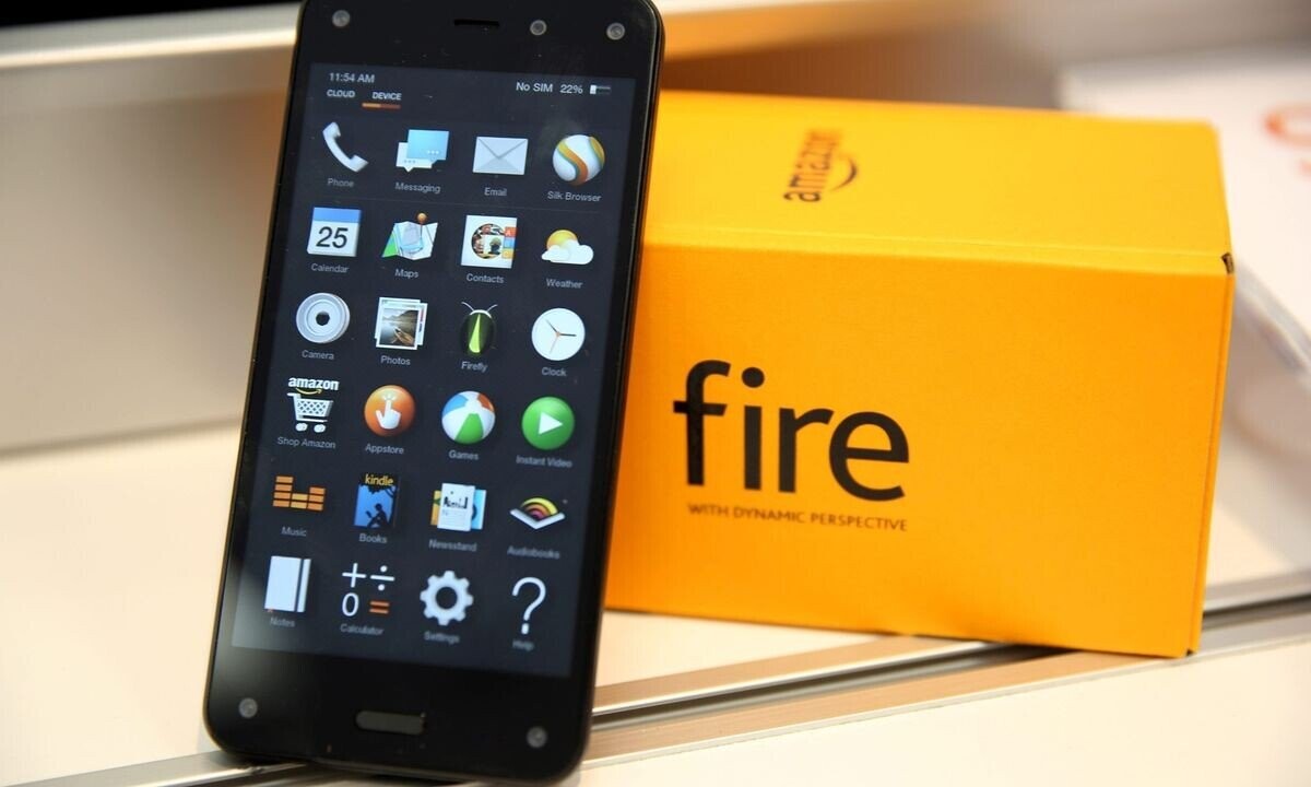 No SIM 22% 11:54 AM CLOUD DEVICE Phone Messaging amazion Email Silk Browser 25 Calendar Maps Contacts Weather Camera Photos Firefly Clock amazon Shop Amazon Appstore Games Instant Video fire kindle WITH DYNAMIC PERSPECTIVE to Music Books Newstand Autobooks 0 ? Notes Calculator Settings Help