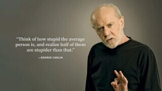 20 Classic and Grumpy George Carlin Lines
