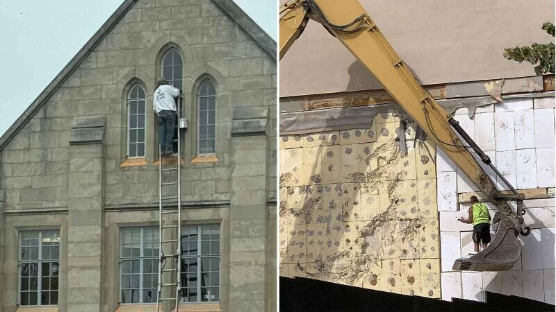 Dangerous Construction Taking 'Finish the Job' Too Far