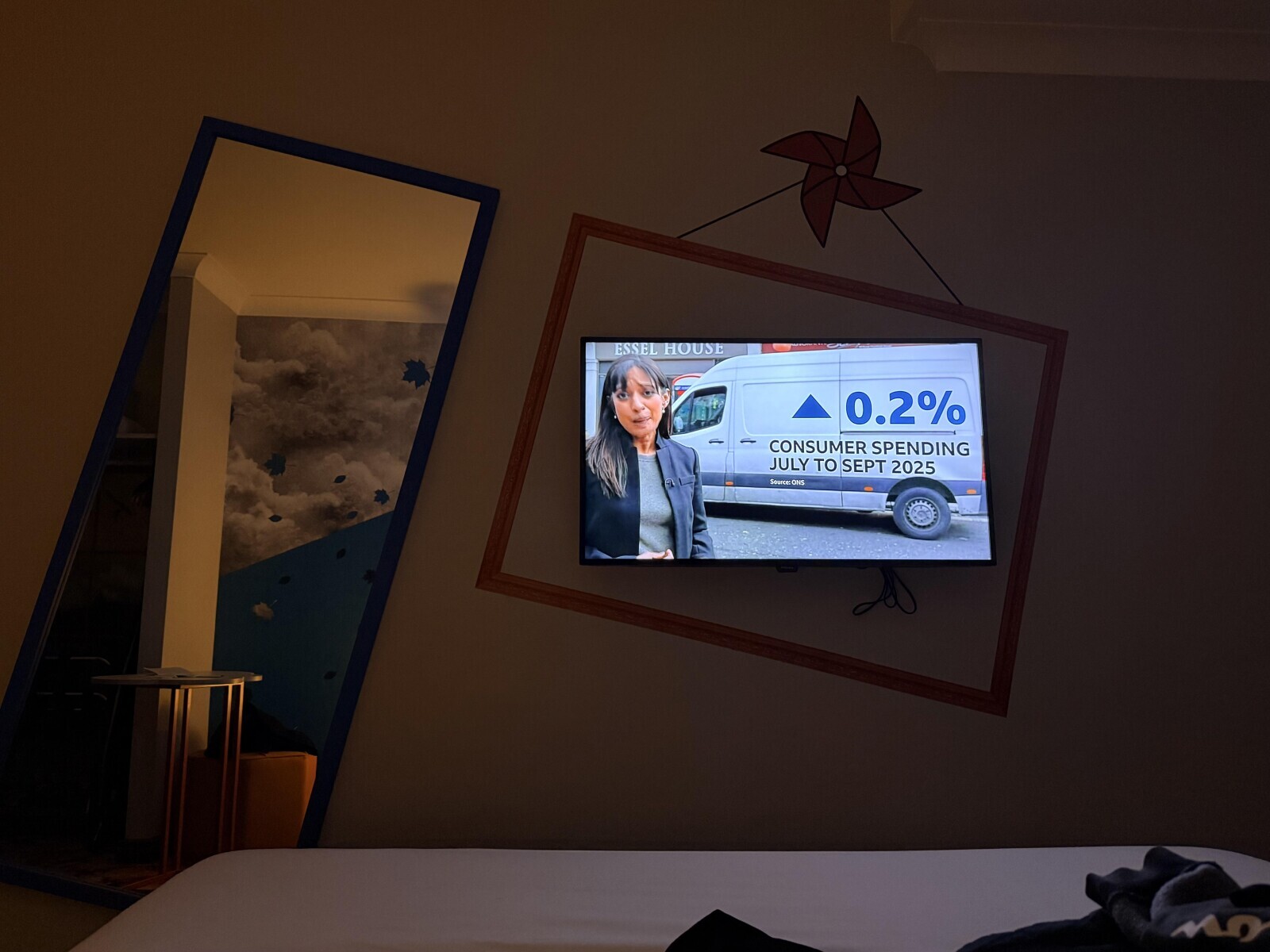 ESSEL HOUSE 0.2% CONSUMER SPENDING JULY TO SEPT 2025 Source: ONS