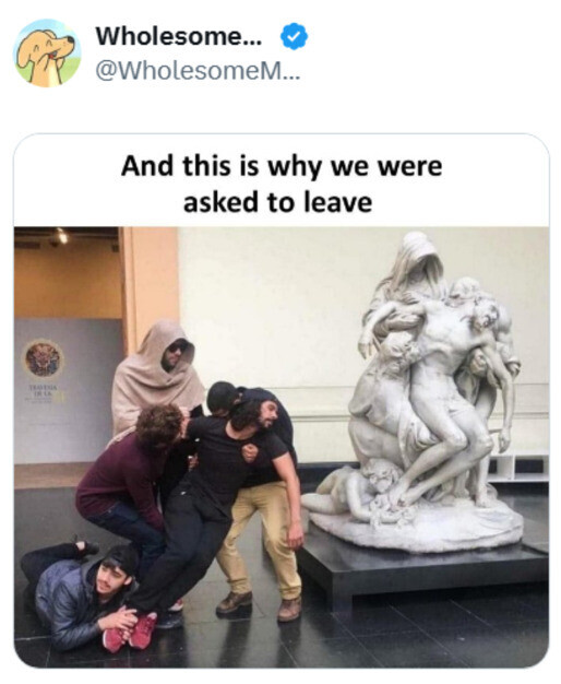 Wholesome... @WholesomeM... And this is why we were asked to leave DELA 