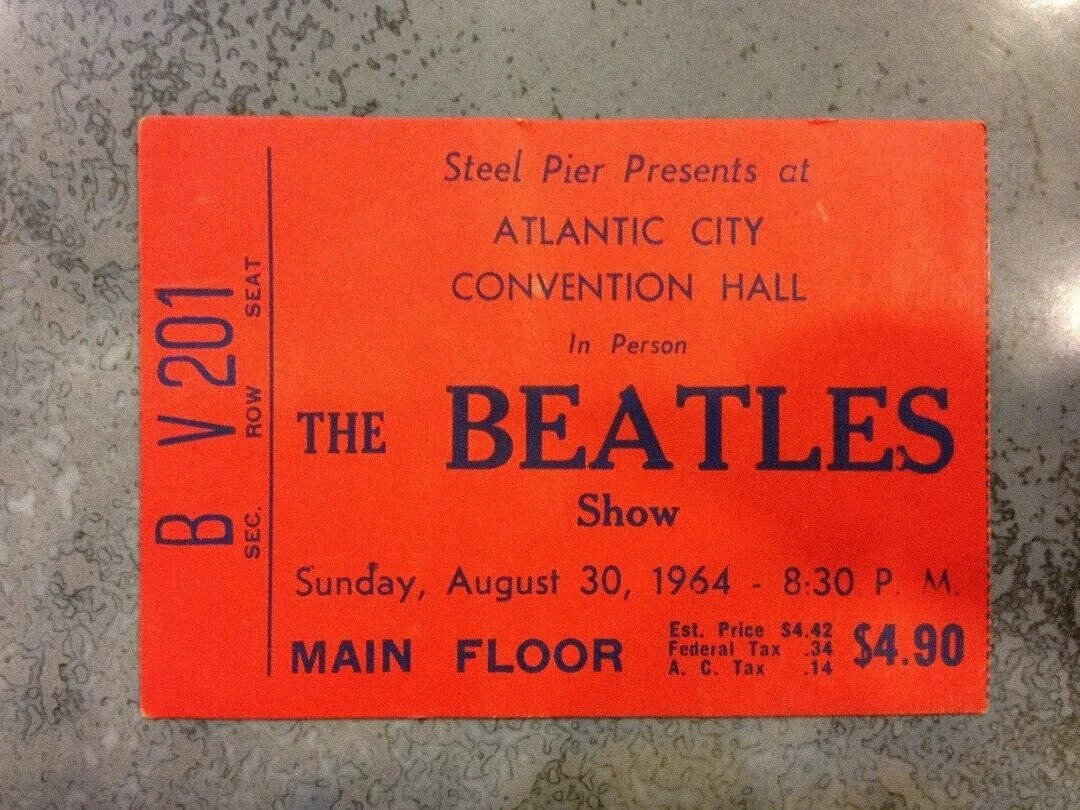 Concert Tickets From The Golden Age Of Rock Shows