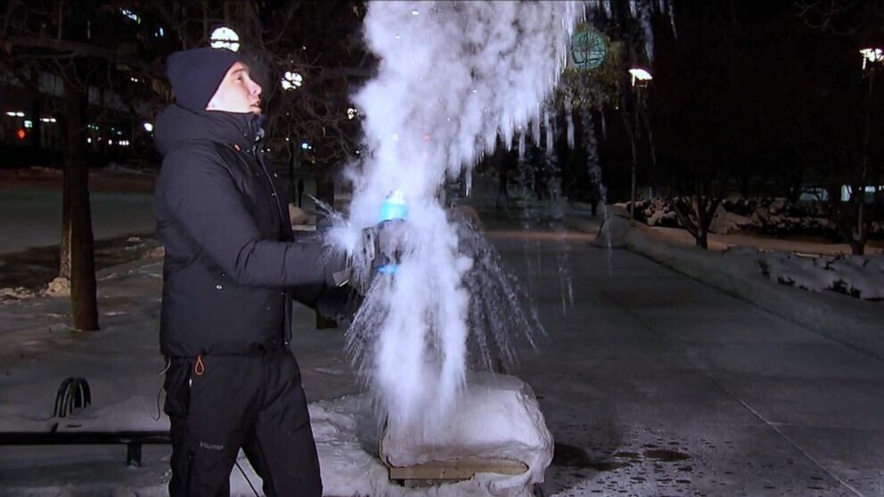 Photos of the Concrete Jungle as a Winter Wonderland