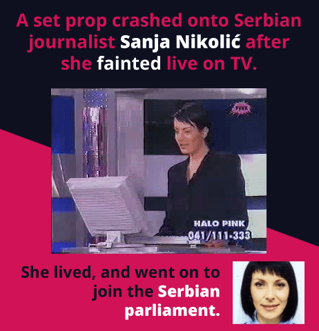 29 of the Most Hilarious, Cringeworthy or Downright Shocking Moments Caught on Live TV