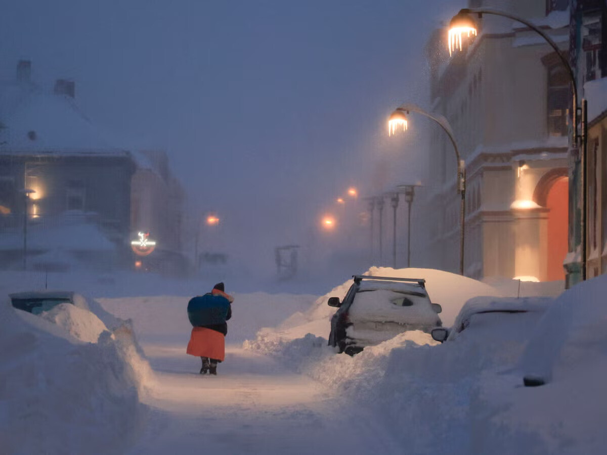 Photos of the Concrete Jungle as a Winter Wonderland