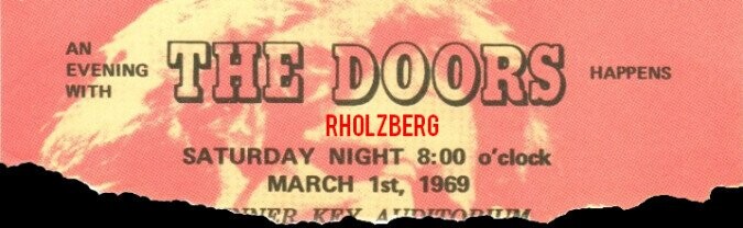 Concert Tickets From The Golden Age Of Rock Shows