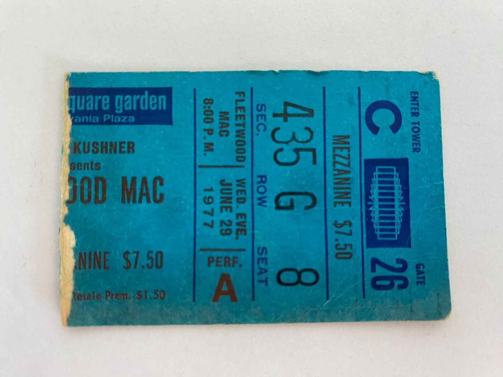 Concert Tickets From The Golden Age Of Rock Shows