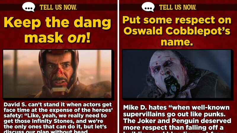 Tell Us Now: Which Superhero Movie Tropes Drive You Nuts?