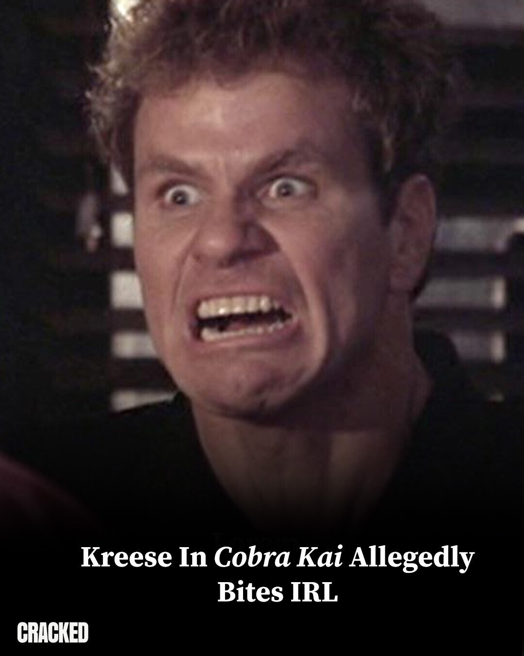 Kreese In Cobra Kai Allegedly Bites IRL CRACKED
