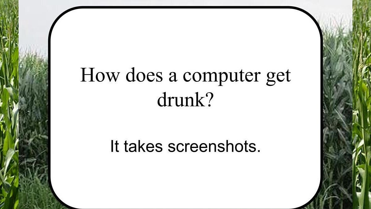 21 Corny Computer Jokes to Mildly Entertain You While Chowing Down on ...