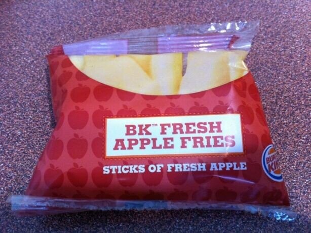 BK™ Th FRESH APPLE FRIES BUR STICKS OF FRESH APPLE KIN 