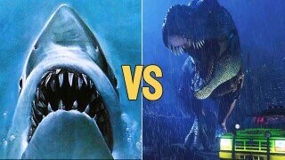 Cracked VS: The Shark In ‘Jaws’ Vs. The T-Rex In ‘Jurassic Park’