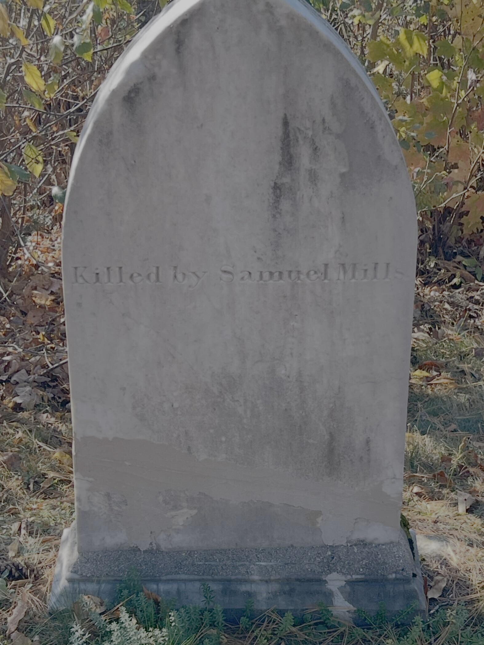 Killed by Samuel Mills 