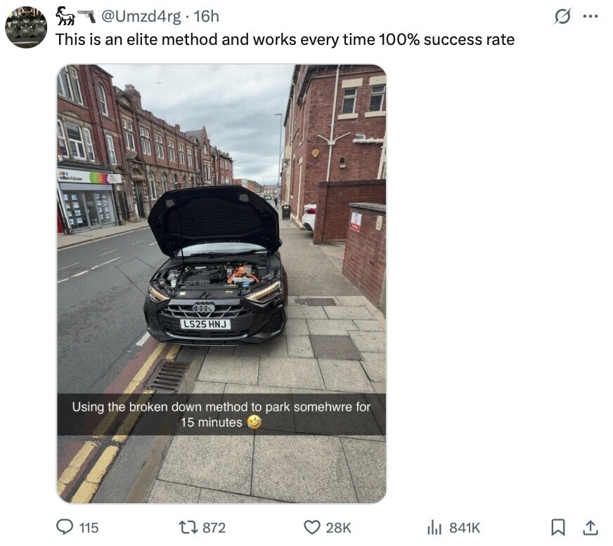 G ... @Umzd4rg 16h This is an elite method and works every time 100% success rate LS25 HNJ Using the broken down method to park somehwre for 15 minutes 115 872 28K 841K 