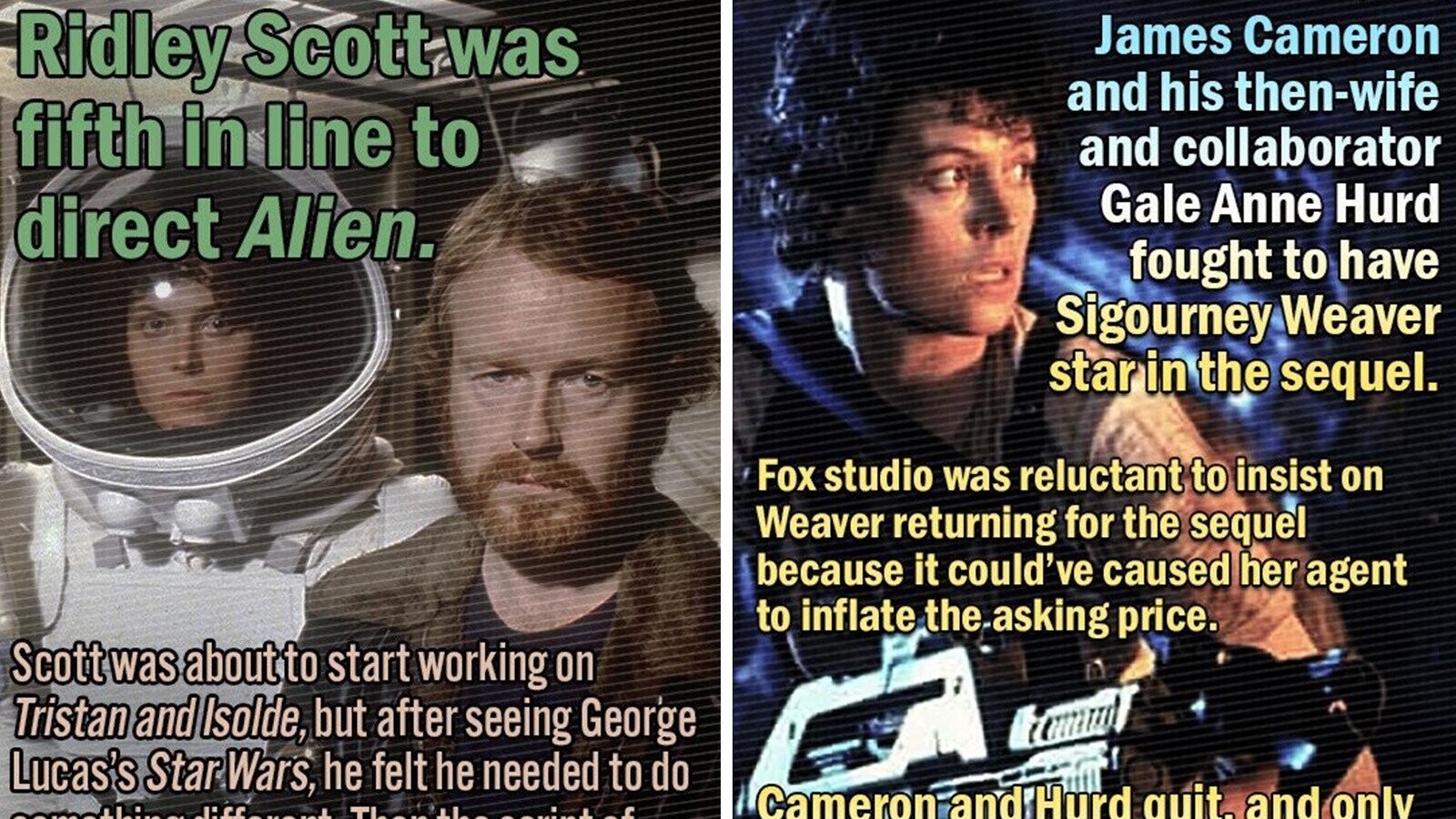 36 Behind-the-Scenes Facts About the Two GOOD ‘Alien’ Movies | Cracked.com