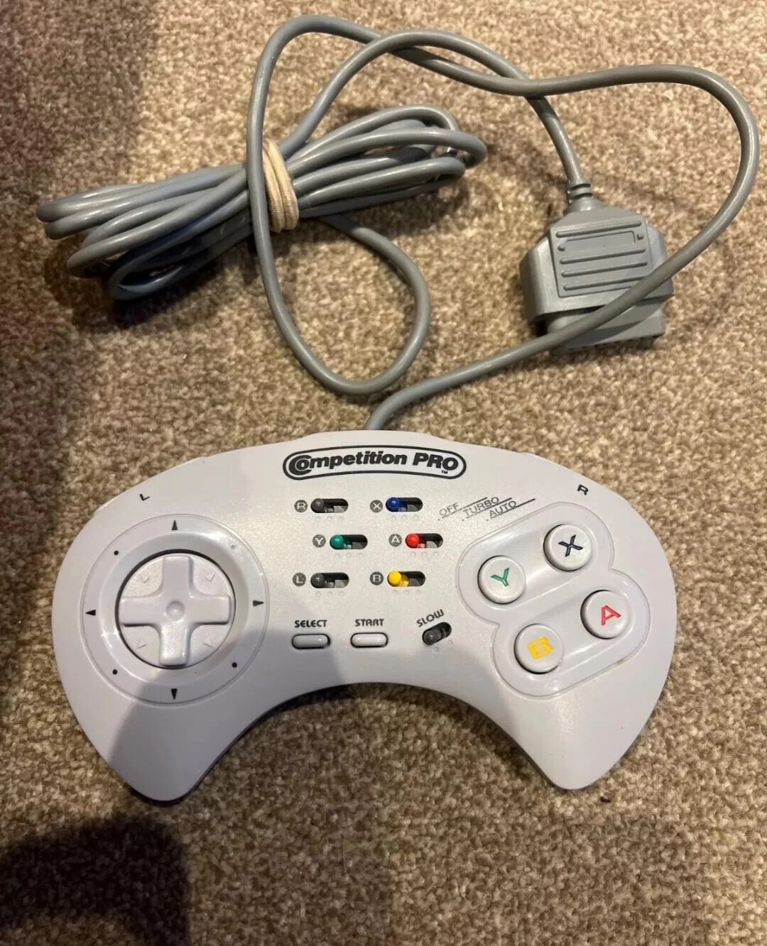 Competition PRO R OFF TURBO AUTO Y A B SELECT START SLOW A