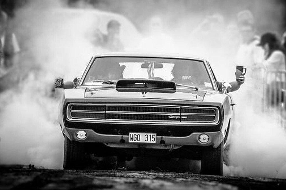 Tire-Smoking Pics of '70s Muscle Cars in Their Heyday