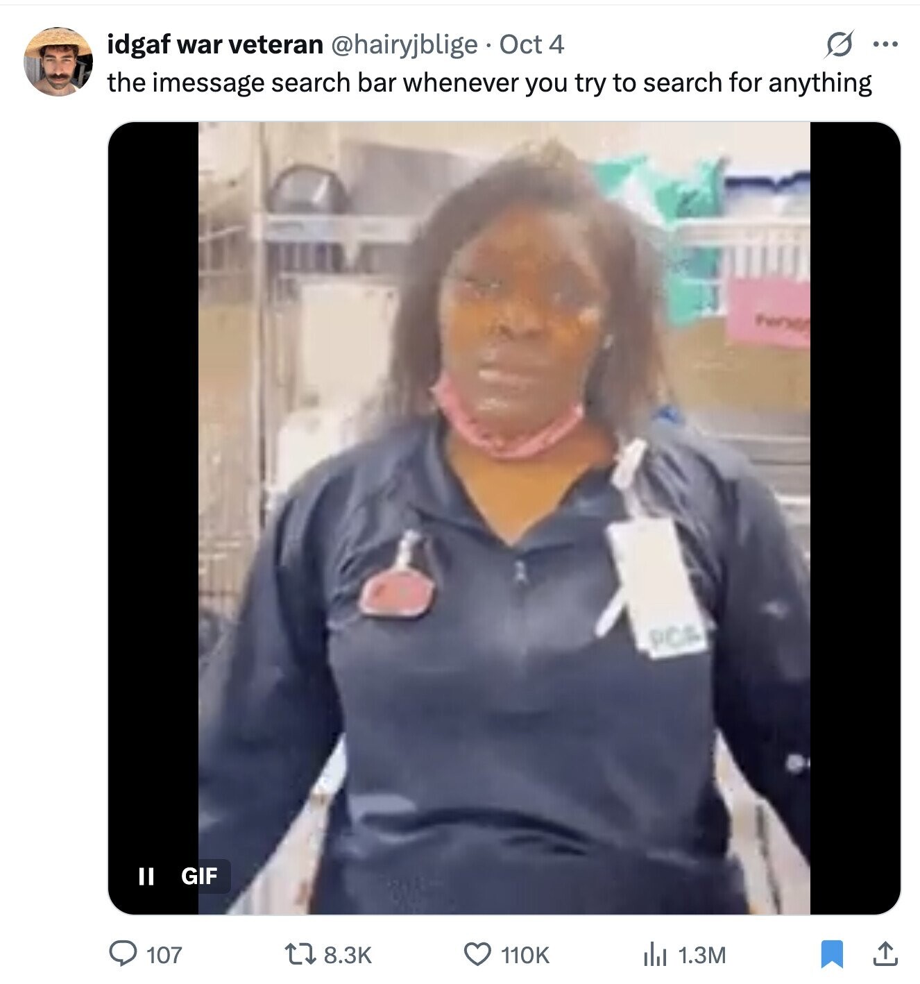 s ... idgaf war veteran @hairyjblige Oct 4 the imessage search bar whenever you try to search for anything Penes PCS II GIF 8.3K 110K 107 del 1.3M 