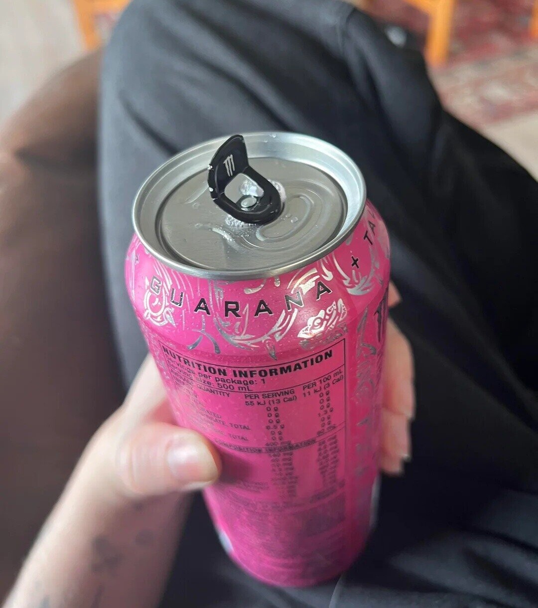 TA x SAMPLE NUTRITION serving vings and you size: per QUANTITY INFORMATION 500 mL kJ a PER KJ 100 3 mL Cal) 55 PER SERVING (13 Cal) 11 UNSTED NUTRATE TOTAL TOTAL COMPUNITION GUONO 140 