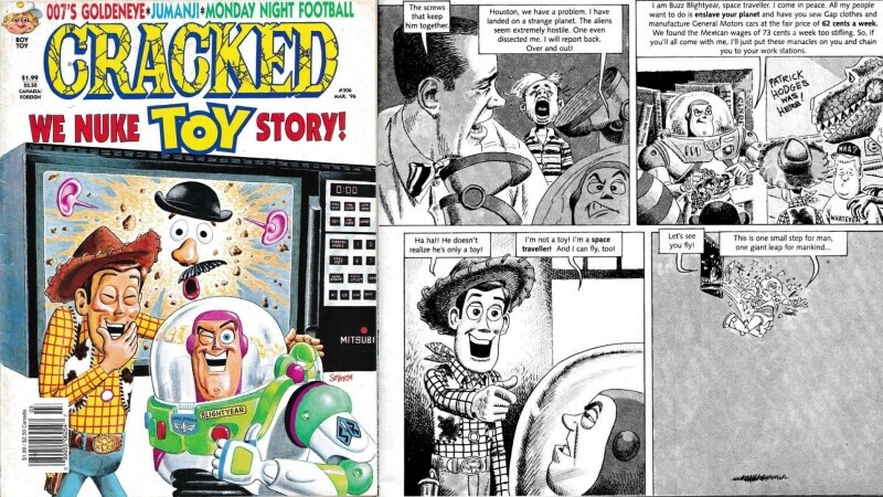 From the Cracked Vault: When Toy Story Was Still The Weird New Cartoon Nobody Knew What To Do With