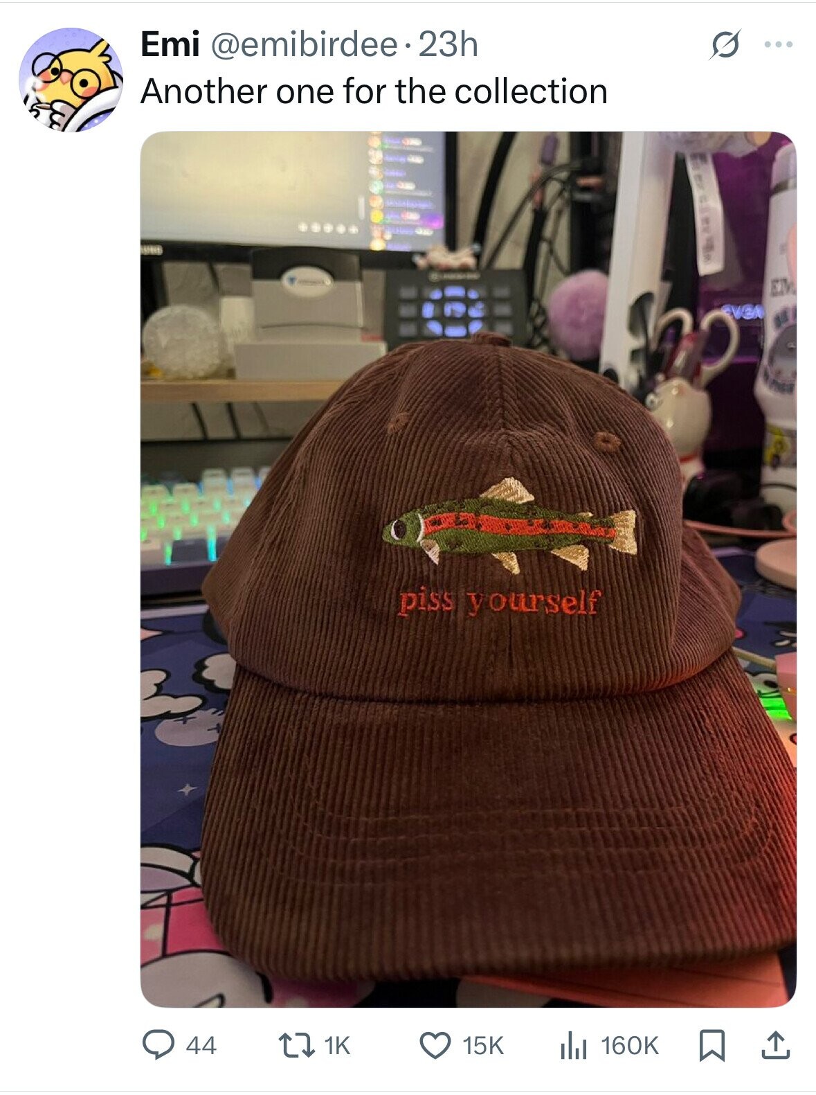 Emi @emibirdee 23h G ... Another one for the collection معد - adidas HAND - EM ever piss yourself 1K 15K 44 160K 