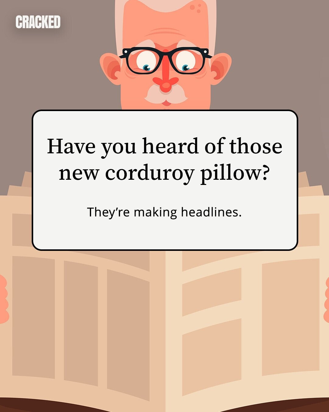 CRACKED Have you heard of those new corduroy pillow? They're making headlines.