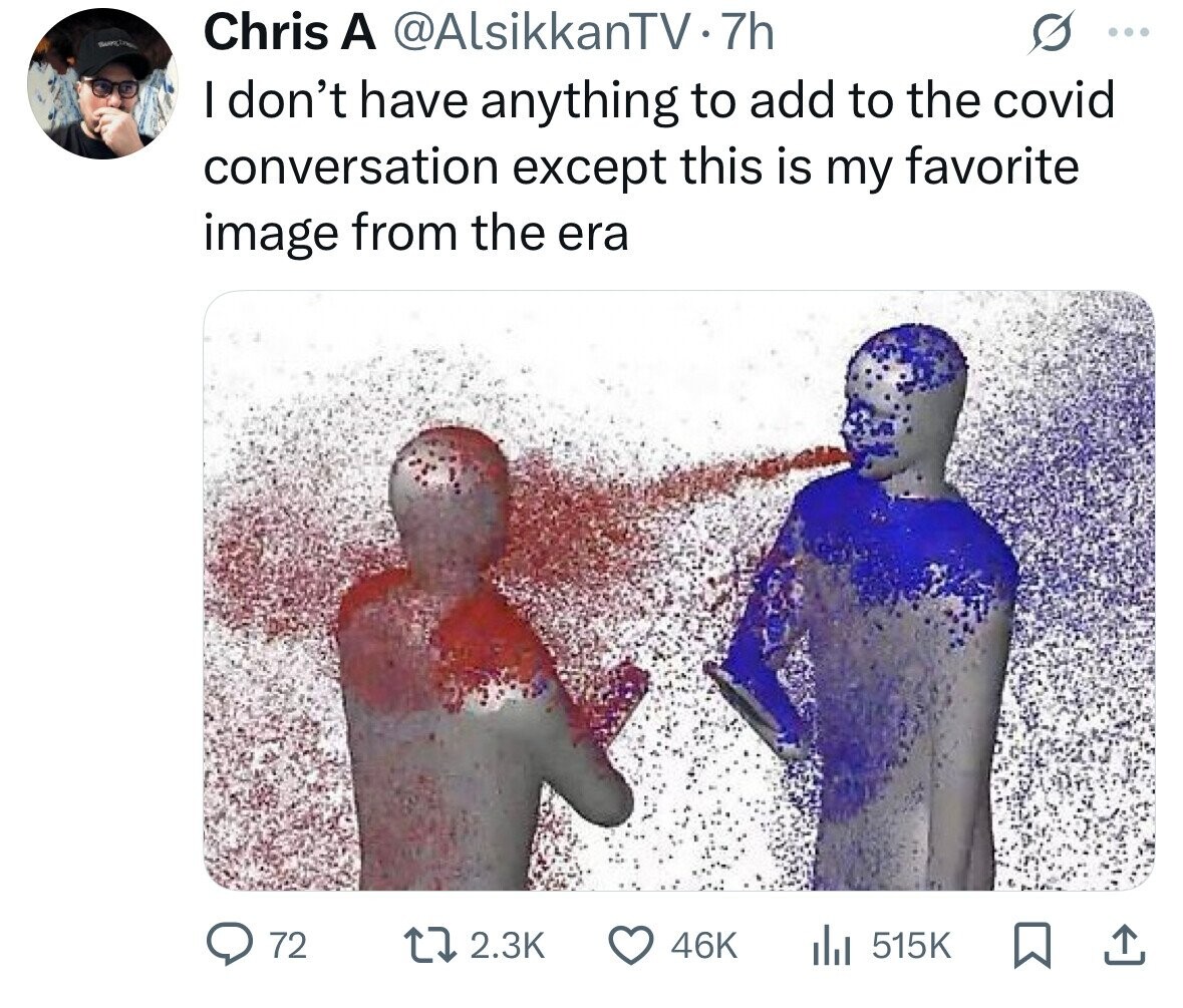 Chris A @AlsikkanTV7h : I don't have anything to add to the covid conversation except this is my favorite image from the era 72 2.3K 46K 515K 