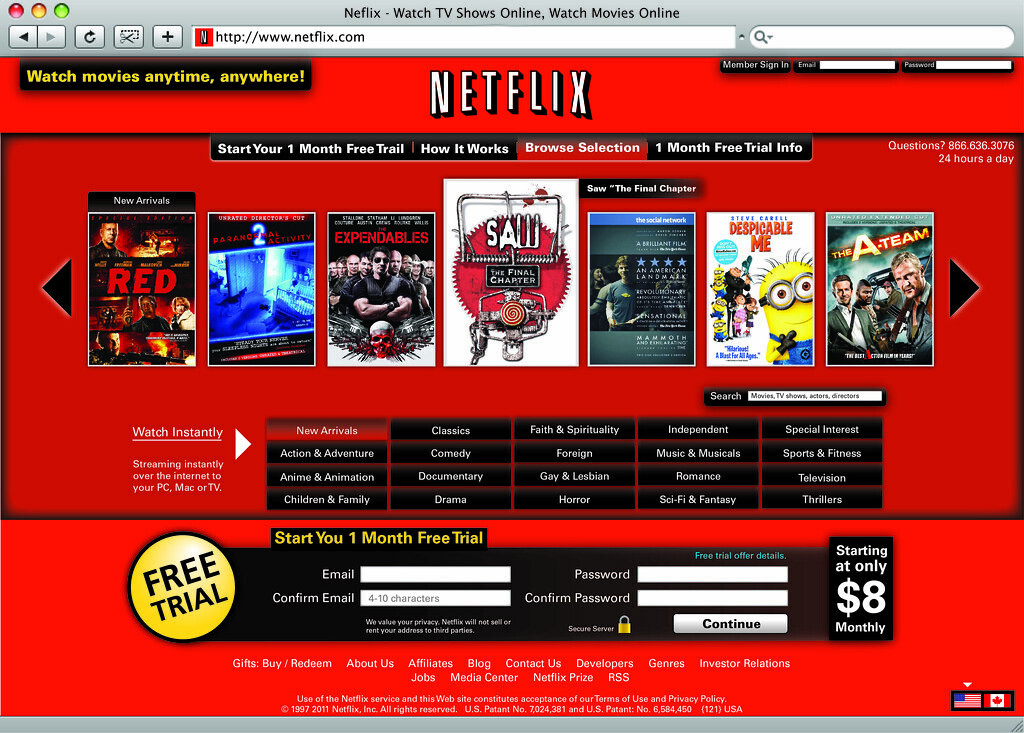 A Brief History Of Netflix