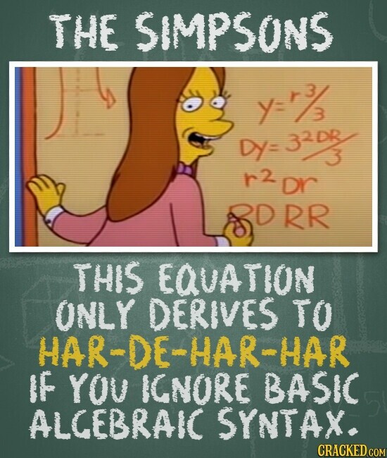 Simpsons Maths Jokes 25 Movies and TV Shows That Gave Mathematicians A Serious Conniption ...