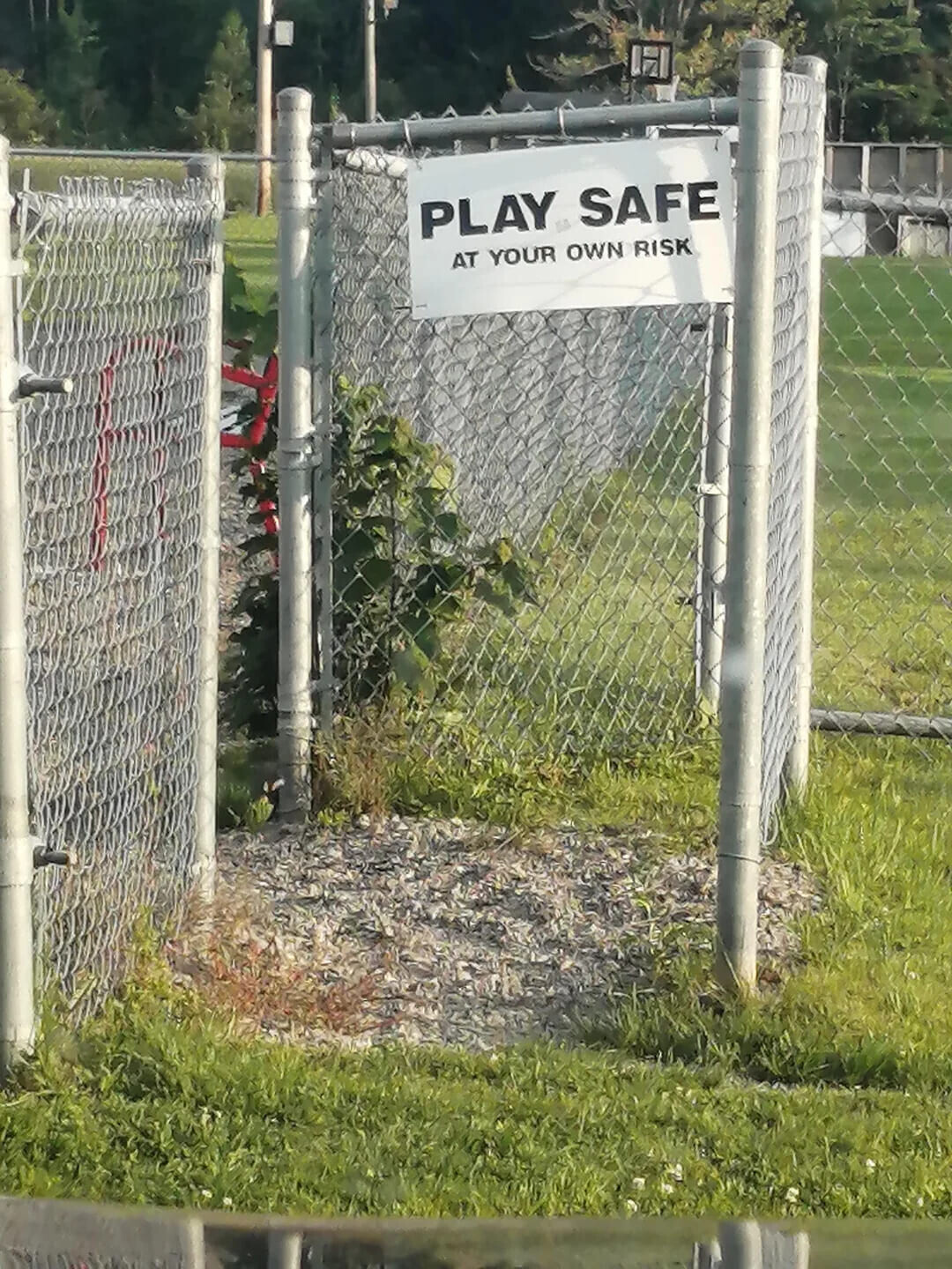 PLAY SAFE AT YOUR OWN RISK