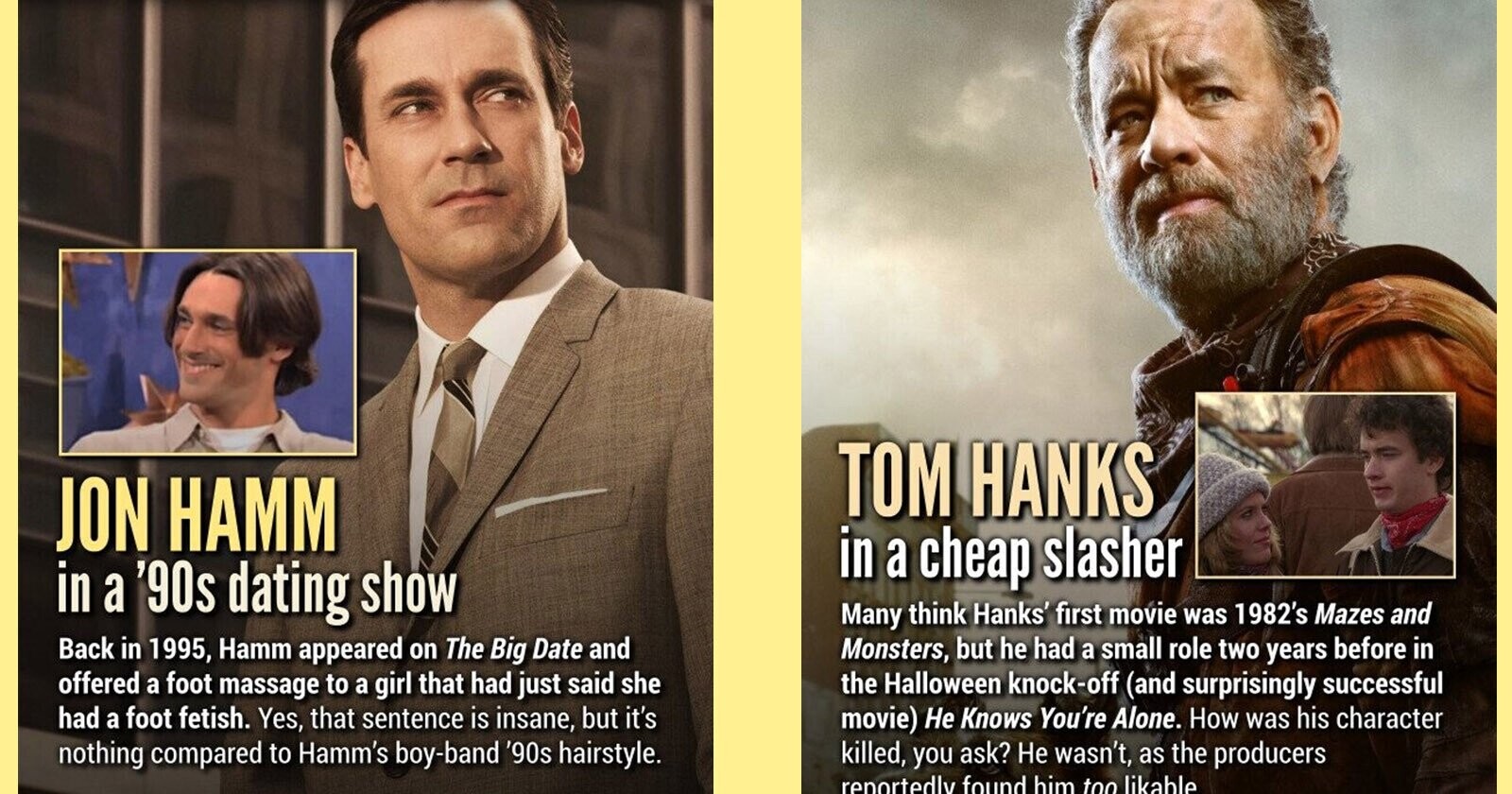 44 Popular Actors and Characters With Inauspicious Beginnings | Cracked.com