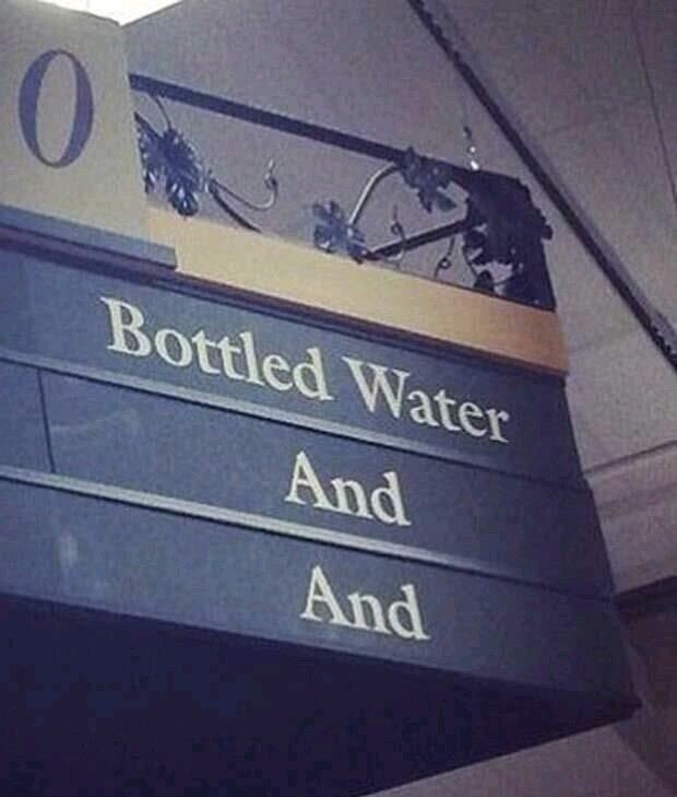 0 Bottled Water And And 