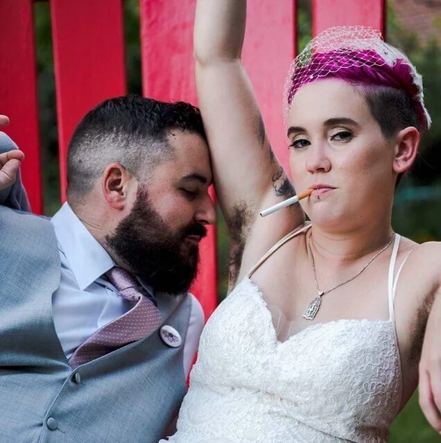 Unique Wedding Photos Showing Love Conquers All