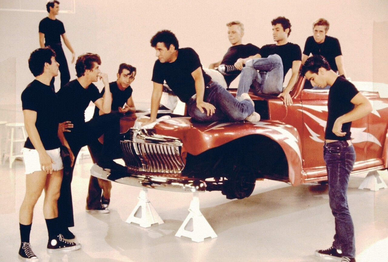 Slick Behind the Scenes Photos from “Grease” in 1978