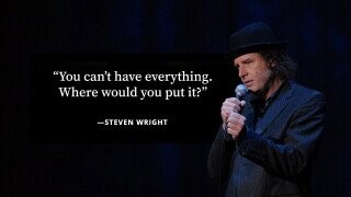 20 Perfect Punchlines from Steven Wright