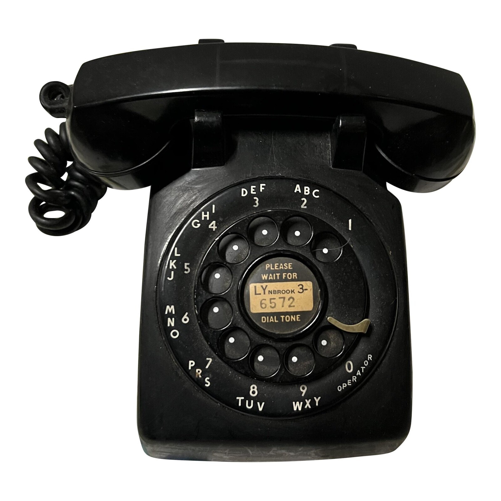 ABC DEF 3 2 L GYI 4. CN 5 PLEASE WAIT FOR LY NBROOK 3- 6572 MNO 6 DIAL TONE PAS 7 8 9 OPERATOR 0 TUV WXY