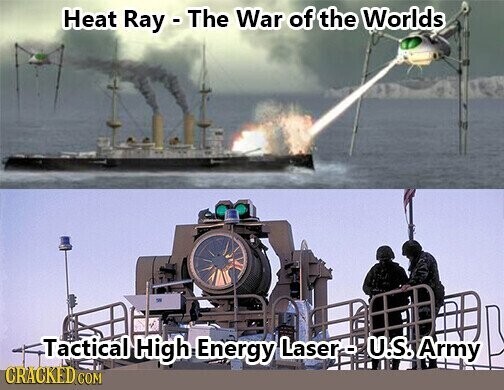 Heat Ray - The War of the Worlds Tactical High Energy Laser - U.S. Army CRACKED COM