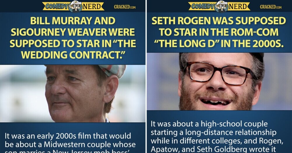 13 Movies By Comedy Geniuses That Were Never Made | Cracked.com